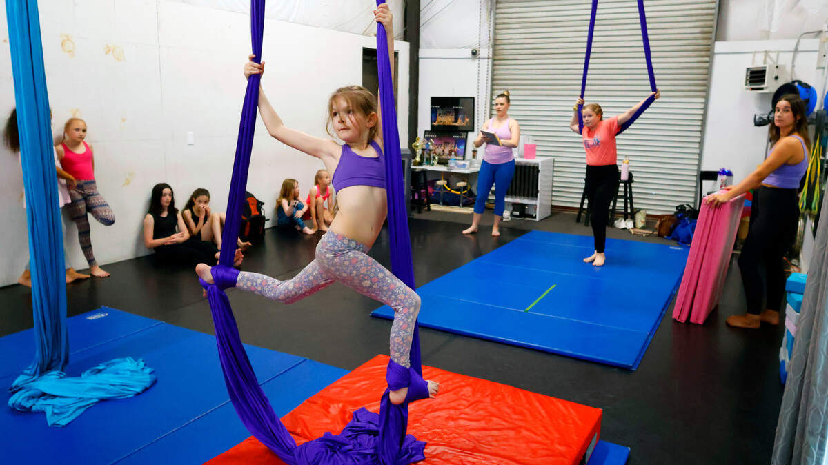 Students at Performance Dance Center in Columbus rehearse for an upcoming performance at the Springer Opera House in Columbus, Georgia. 05/22/2024