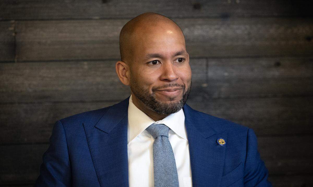 Columbus native and Georgia gubernatorial candidate Jason Esteves, a former state senator who represented District 6 in metro Atlanta, talks with the Ledger-Enquirer in a May 8, 2026, interview.
