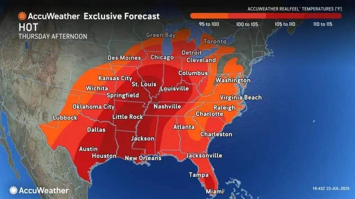 The heat dome is bringing brutal heat to the area.