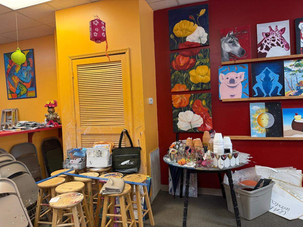 Brushes and Beverages, 1102 Broadway in Columbus, is closing on June 13. The store was open for 18 years.