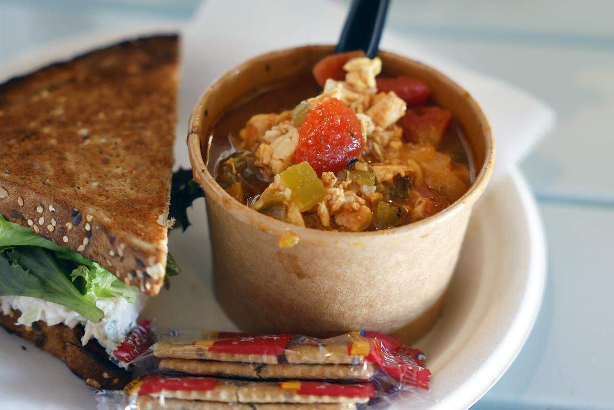 Country Captain Soup, pictured Oct. 16, 2025, is among the many soups on the rotating soup menu at Parker’s Pantry, 1815 Garrard St., in Columbus.