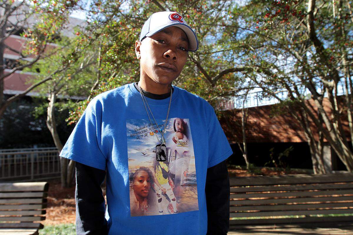 Mechelle Virgin established the nonprofit “Destinee’s Peace” to help fight domestic violence among teenagers. Virgin’s daughter Destinee Virgin was fatally shot Sept. 22, 2018. Former boyfriend Markel Ervin is charged with Destinee’s murder.