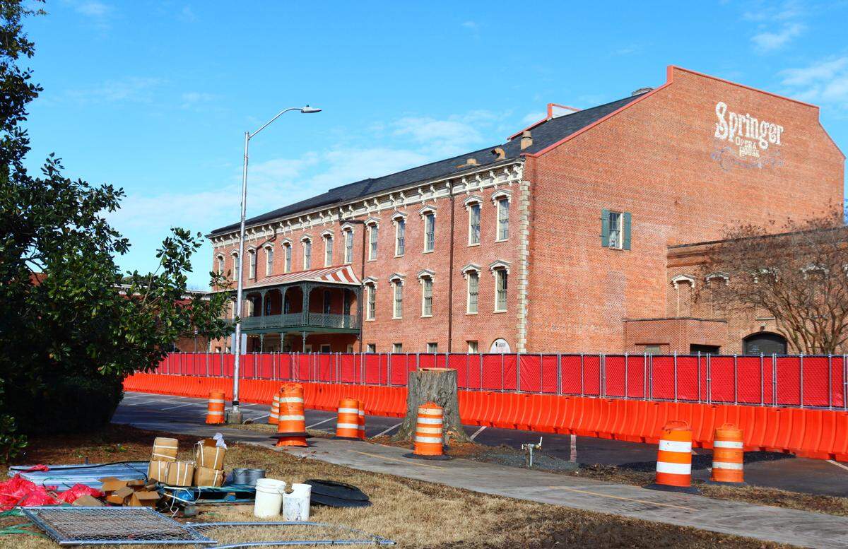 A large tree removed at the corner of 10th Street and Second Avenue for the Judicial Center project. 2/23/24. Details about trees age and species are not known.