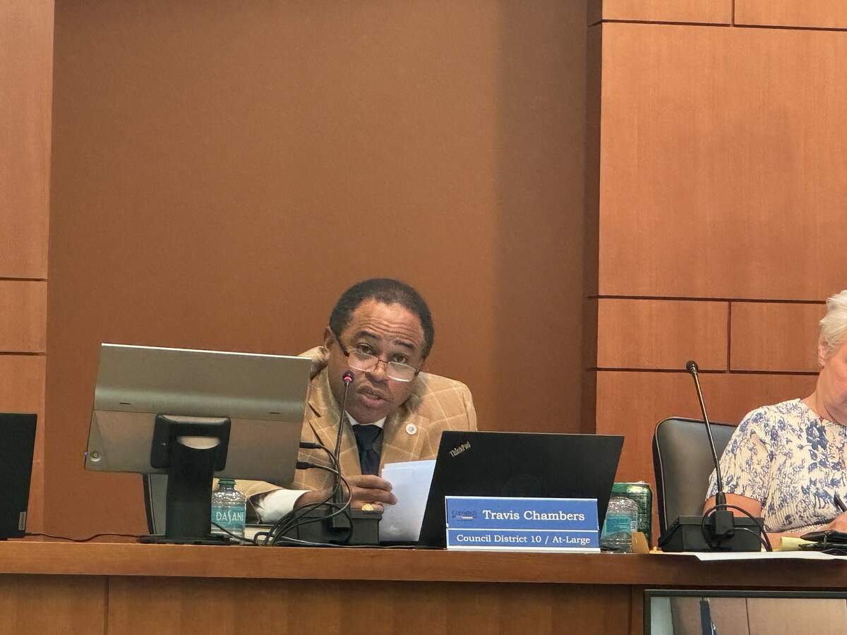 Columbus Councilor Travis Chambers of citywide District 10 filed a motion at Tuesday’s council meeting to implement a city-wide curfew for minors as opposed to a curfew in Uptown only. The motion did not pass.