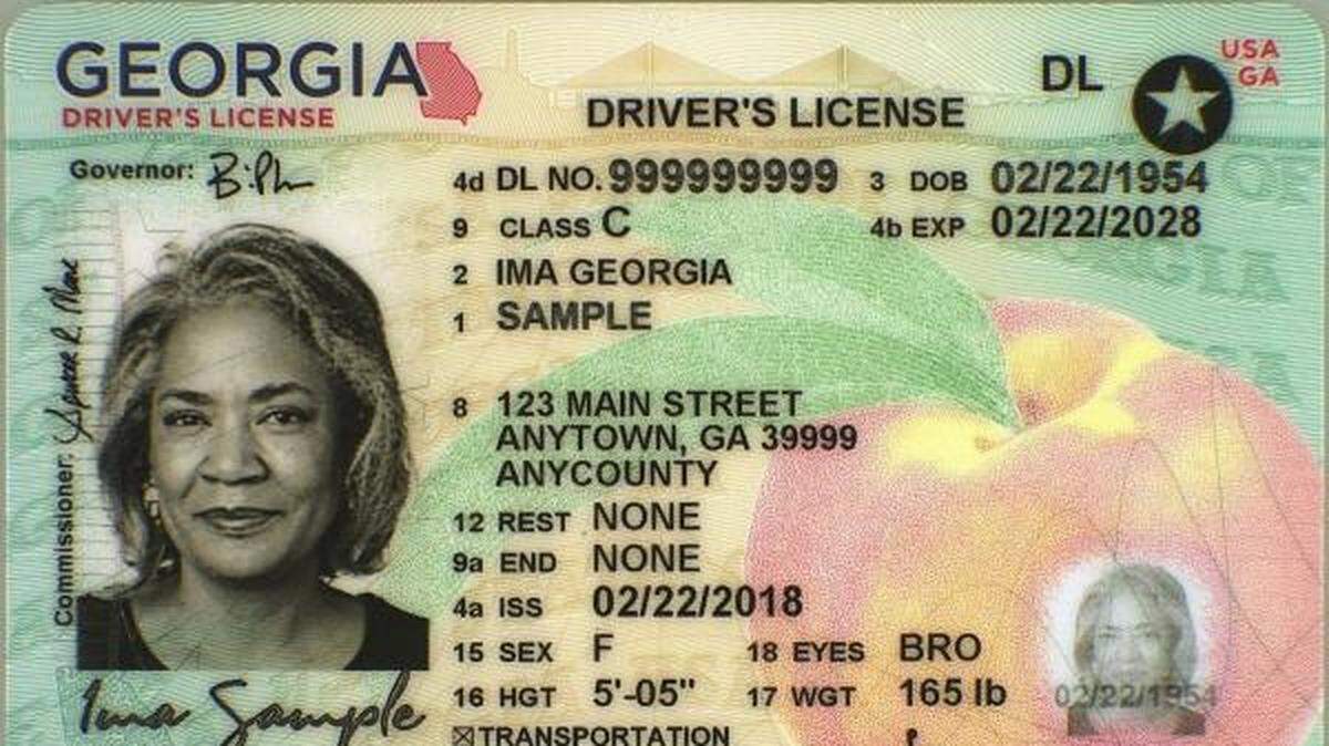 A Georgia Real ID will have a star in a circle in the upper right corner. Starting Wednesday, May 7, 2025, Real ID’s will be required for domestic flights or to enter some federal buildings.