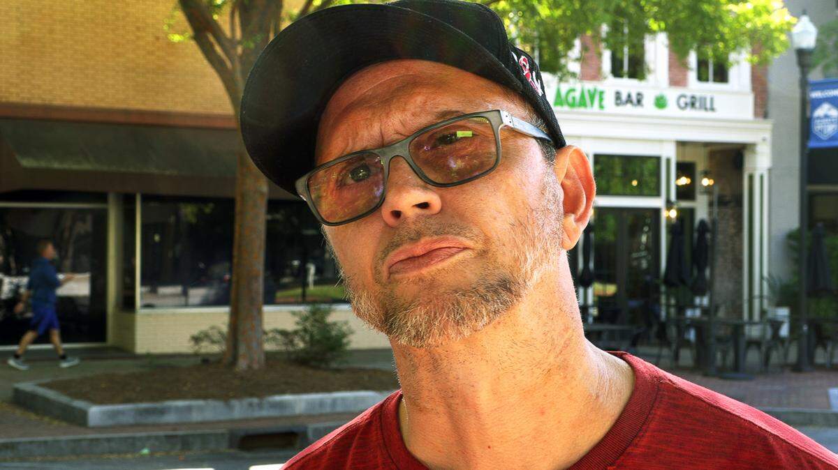 Jeremy Hobbs, director of ColGay Pride, pictured here in September 2022. Hobbs was arrested Wednesday on drug and weapon charges.