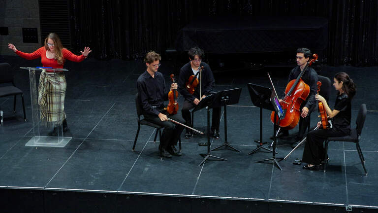 Strings and stories start Columbus State reading and recital series