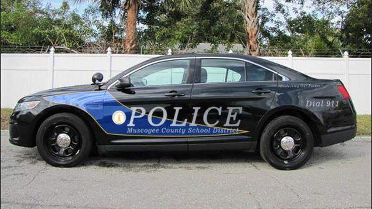 This is an image of what the Muscogee County School District’s police cars will look like.