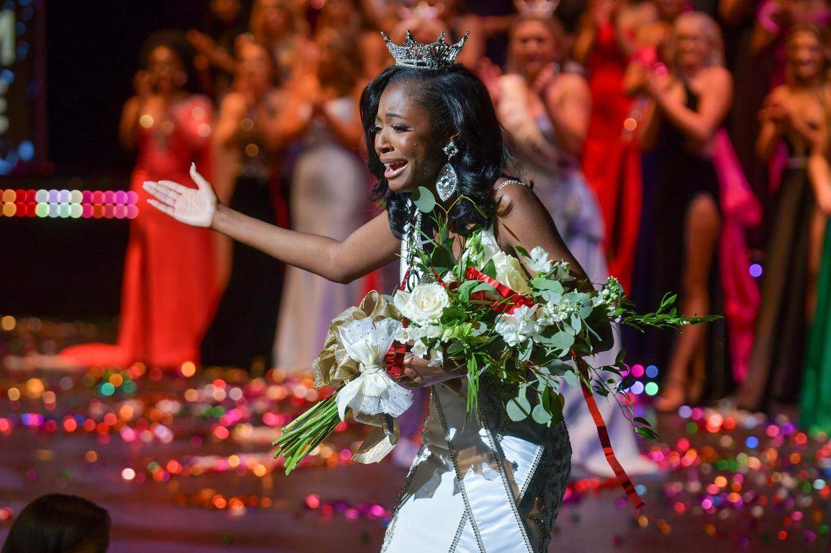 Ludwidg Louizaire was crowned as Miss Georgia 2024 Saturday at RiverCenter for the Performing Arts in Columbus, Georgia. Louizaire, from Atlanta, is a graduate of Hampton University. Her Community Service Initiative is Education for Everyone. She performed a contemporary vocal. 06/15/2024