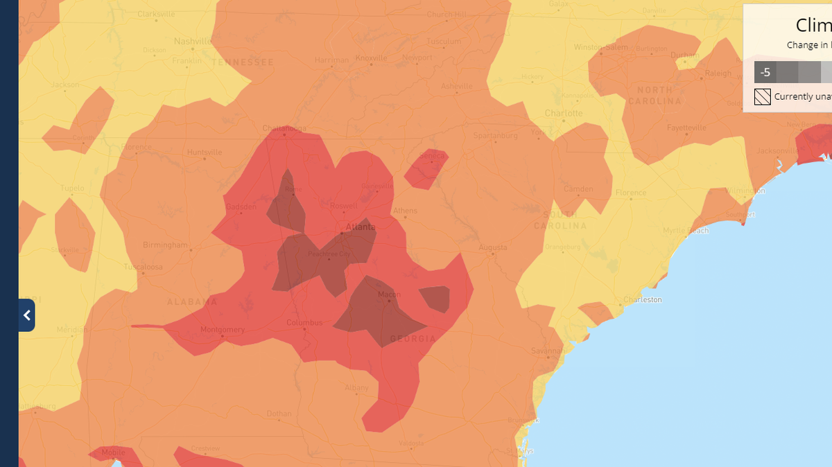Most of Georgia’s heat on July 26 was made at least 2-4 times more likely because of climate change on July 26.