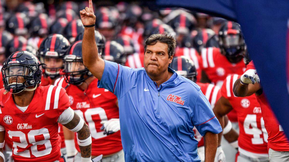 Ole Miss head coach Matt Luke is entering his second season on the job after taking over for Hugh Freeze.