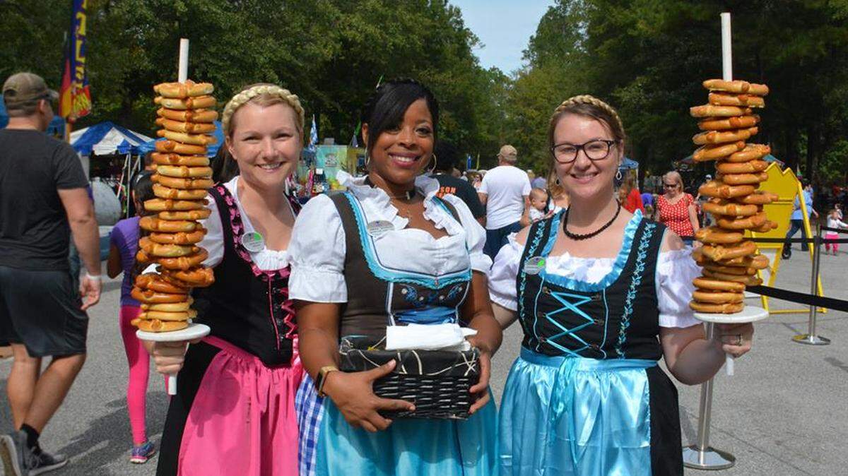 There will be food, drink and lots of fun, to include plenty of large pretzels to munch on, during the Oktoberfest celebration taking place Friday through Sunday at Fort Benning’s Uchee Creek Campground and Marina. --