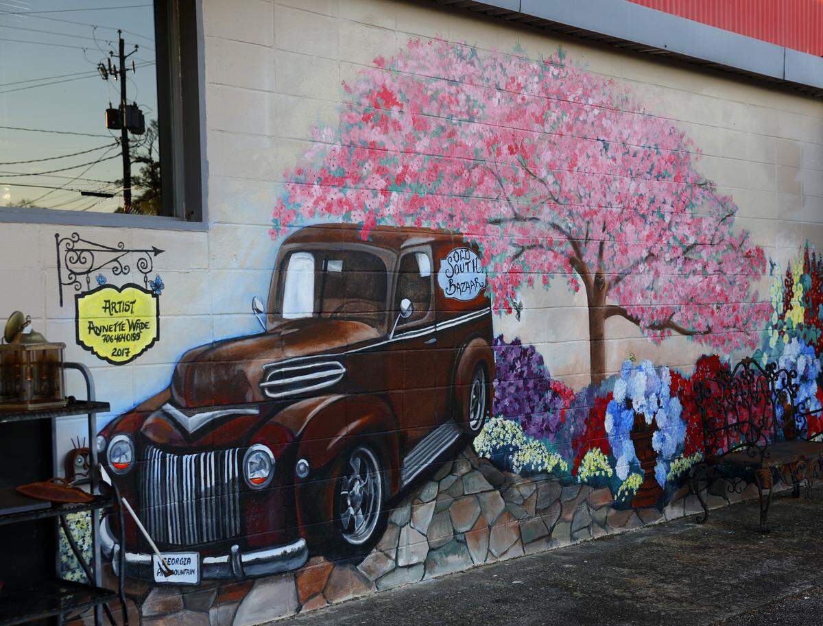 Artist Annette Wade, who has worked on other Pine Mountain murals, is scheduled to begin refreshing the Trains Mural in the fall of 2026.