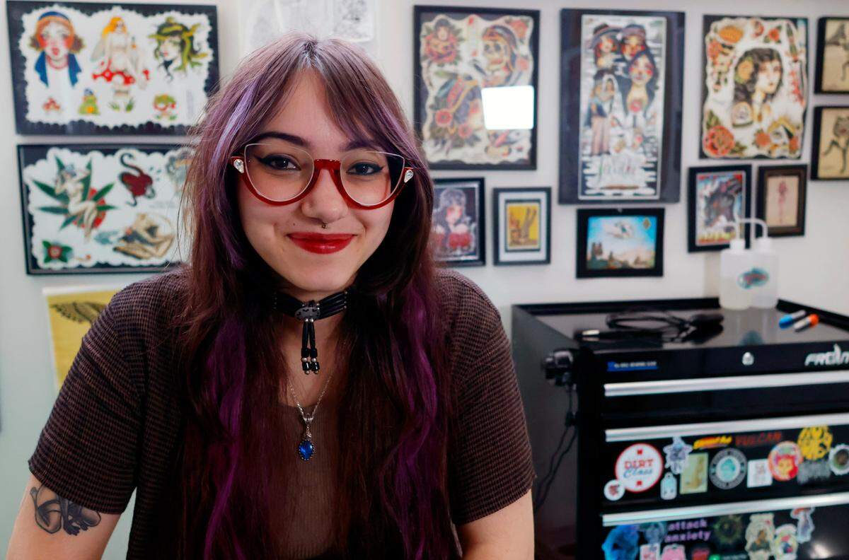 Annabell Sioux is a tattoo artist at Smoking Mirror Tattoo Gallery in Columbus, Georgia.