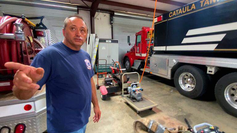 Meet the Cataula volunteer firefighters who helped fight wildfires in Georgia