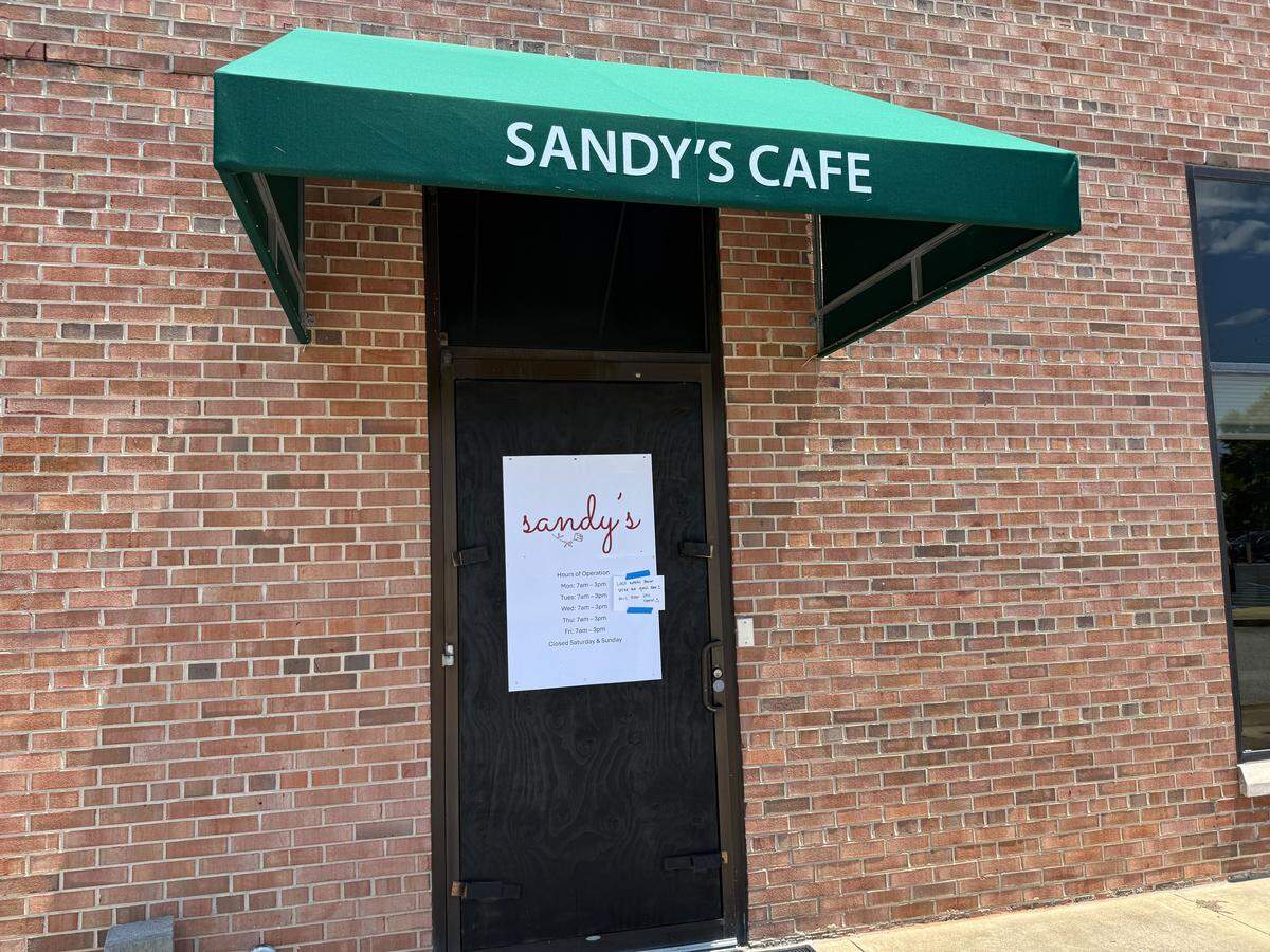 New tenants have moved into the former Midtown Cafe, formerly named Midtown Cafe and Bakery, at 2357 Warm Springs Road in Columbus. Signage for Sandy’s Cafe has been placed over the front door, as of May 13, 2026.