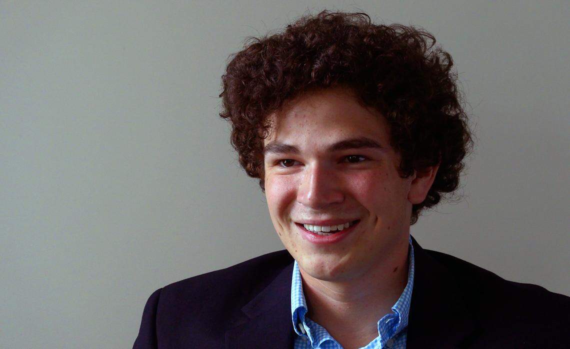 Ben Garcia, chairman of the College Republicans at Columbus State University, answers questions about politics, President Donald Trump, and U.S. Senator David Perdue during a recent interview.