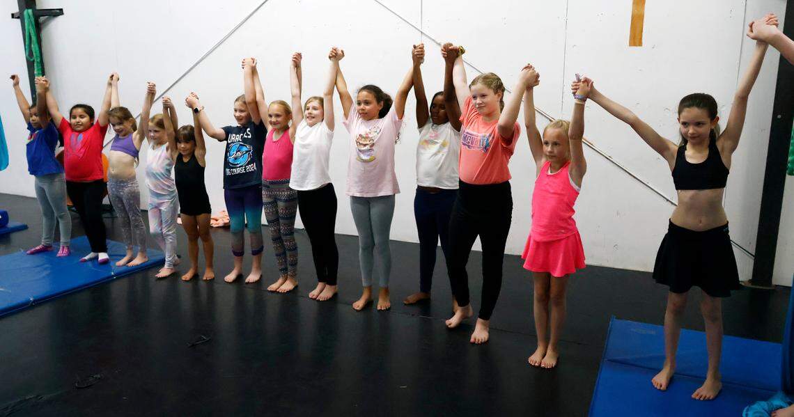 Students at Performance Dance Center in Columbus rehearse for an upcoming performance at the Springer Opera House in Columbus, Georgia. 05/22/2024