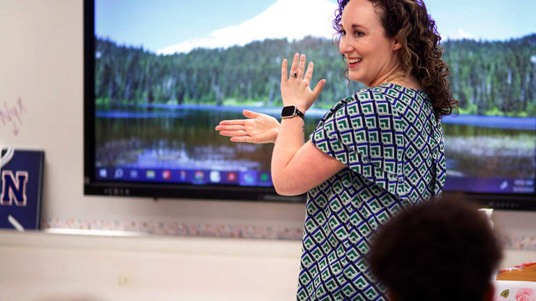 What’s it like to learn from a Teacher of the Year? See inside Columbus winner’s classroom