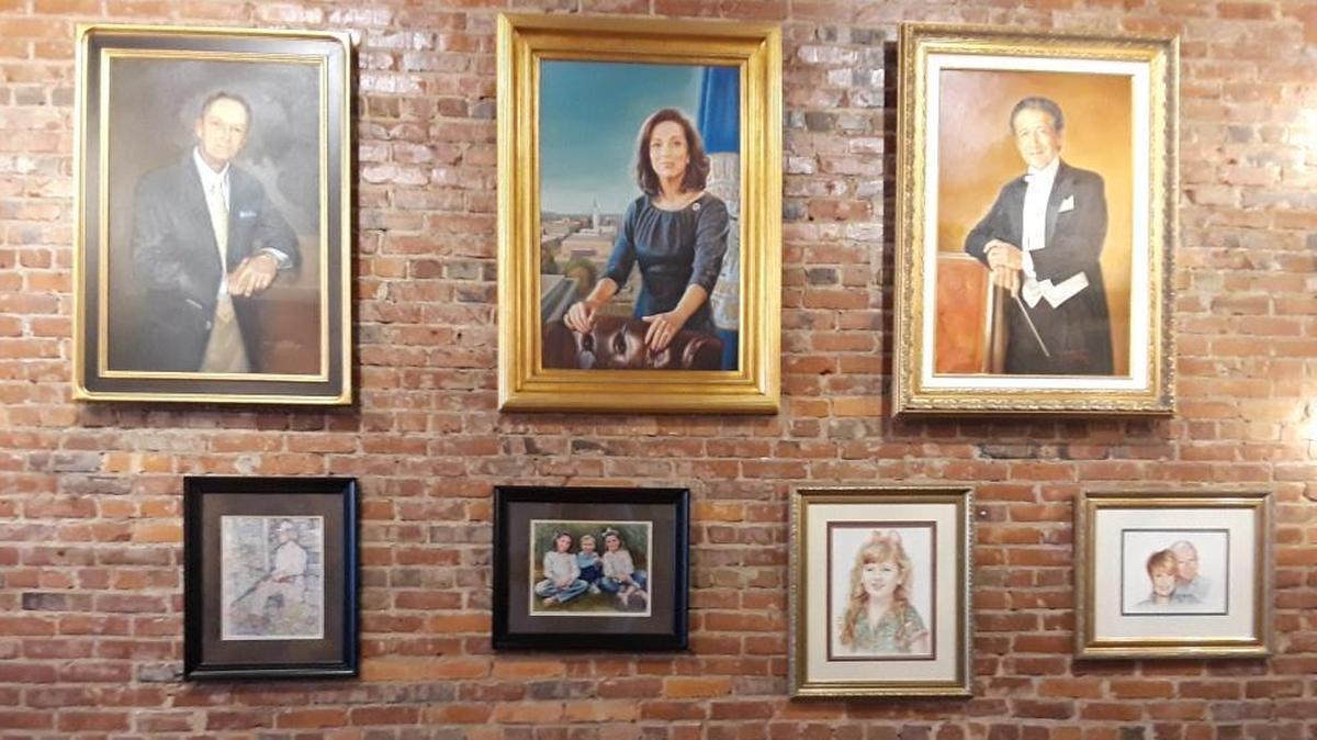 “Potraits” by Yuriy Totskiy is now on display at Ma Boulange.