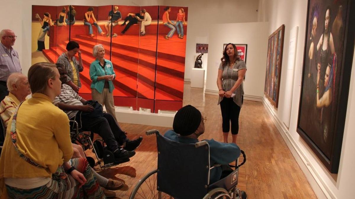 A tour during Access for the Arts.