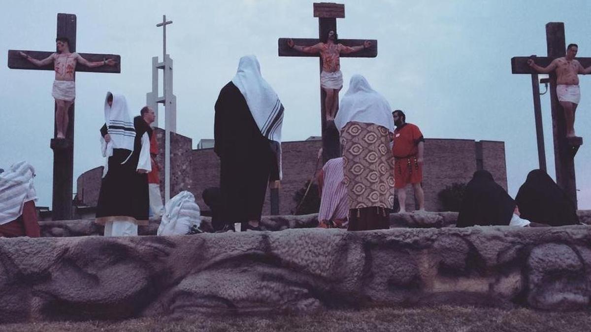 Annual crucifixion scene planned at Evangel Temple.
