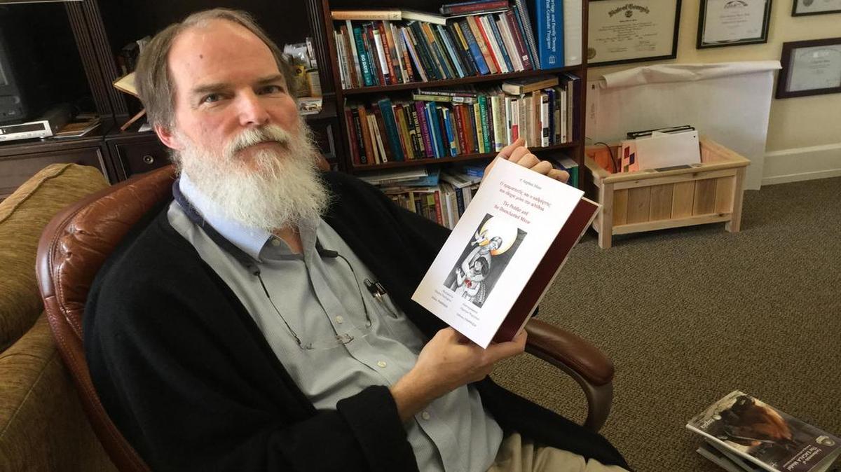 The Rev. Deacon Stephen Muse has written a new book. The Rev. Deacon Stephen Muse says the buyer of his new book, “The Peddler and the Disenchanted Mirror,” should be aware that it is an enchanted fairy tale and once read it will not ever be forgotten.