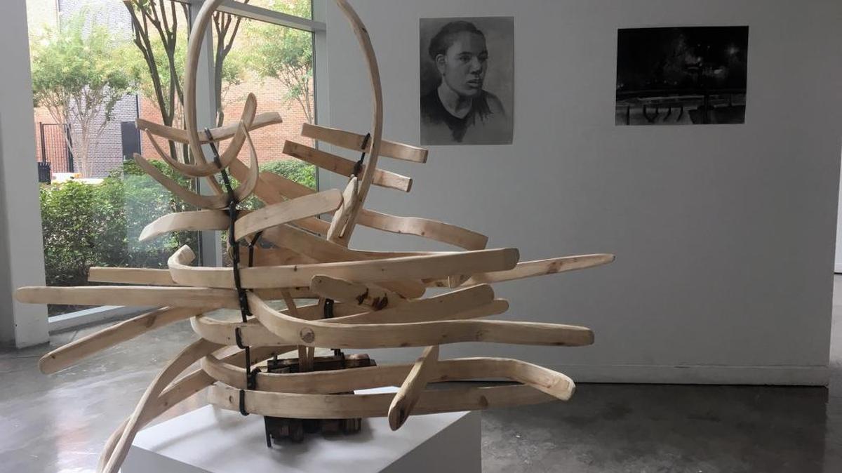 “Foundations” features the work of CSU’s top art students and is on display until Sept. 9.