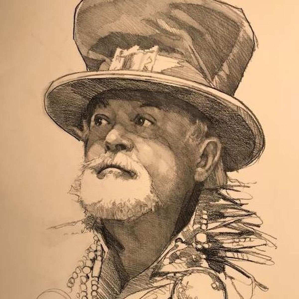 Steve Scott is shown in a 2018 portrait by Garry Pound.