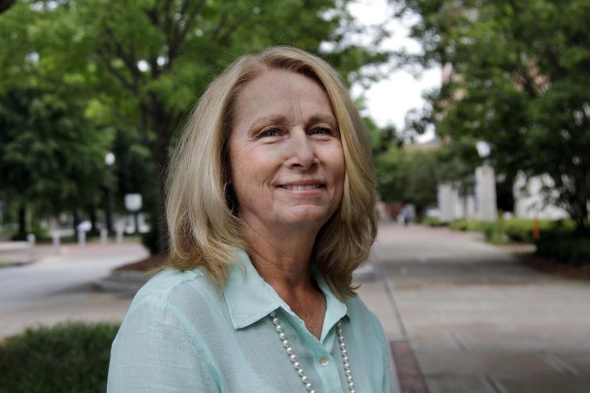 Retired Shaw High School athletics director and coach Debbie Ball poses for a photo in May 2016 after she was elected into the Georgia High School Coaches Hall of Fame.