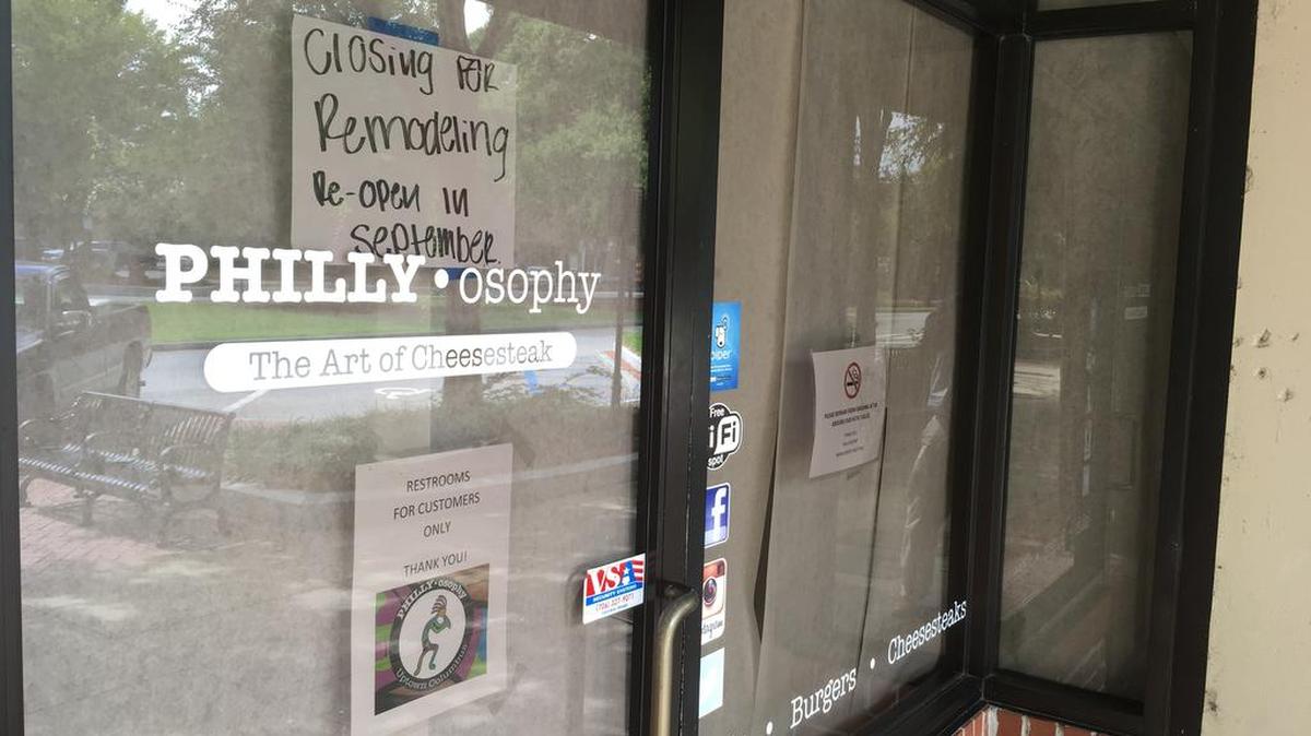 Philly-osphy, a popular downtown sandwich shop, closed last month for remodeling.