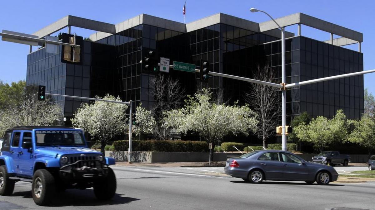 The Carmike Cinemas headquarters on the corner of 13th Street and First Avenue.
