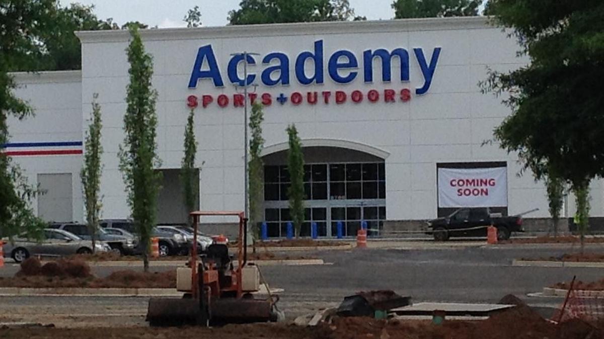 Crews were busy Friday working to wrap up the parking area of the new Academy Sports and Outdoors store at 6700 Whittlesey Blvd. in Columbus, with the retailer moving quickly toward completion and opening. --