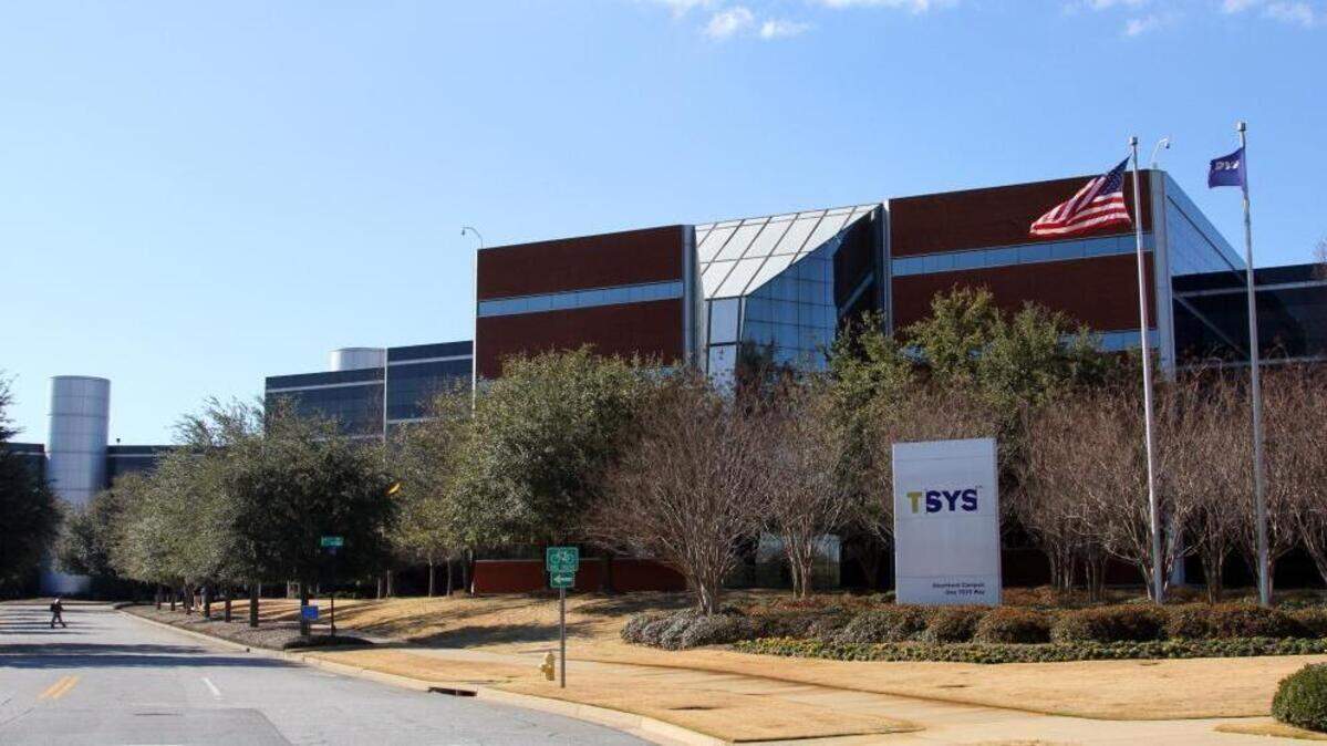 The TSYS riverfront campus in downtown Columbus is the corporate headquarters of the global credit-card and payment processor, which employs more than 11,500 around the world.
