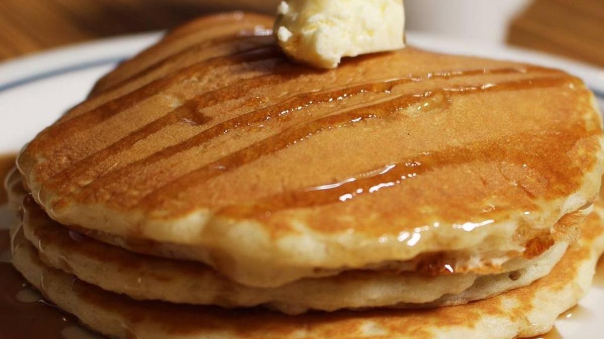 Restaurant chain IHOP — in celebration of its upcoming 59th anniversary — will be offering a free short stack of buttermilk pancakes for the small sum of 59 cents. That’s a stack of three pancakes. Don’t forget the butter. --