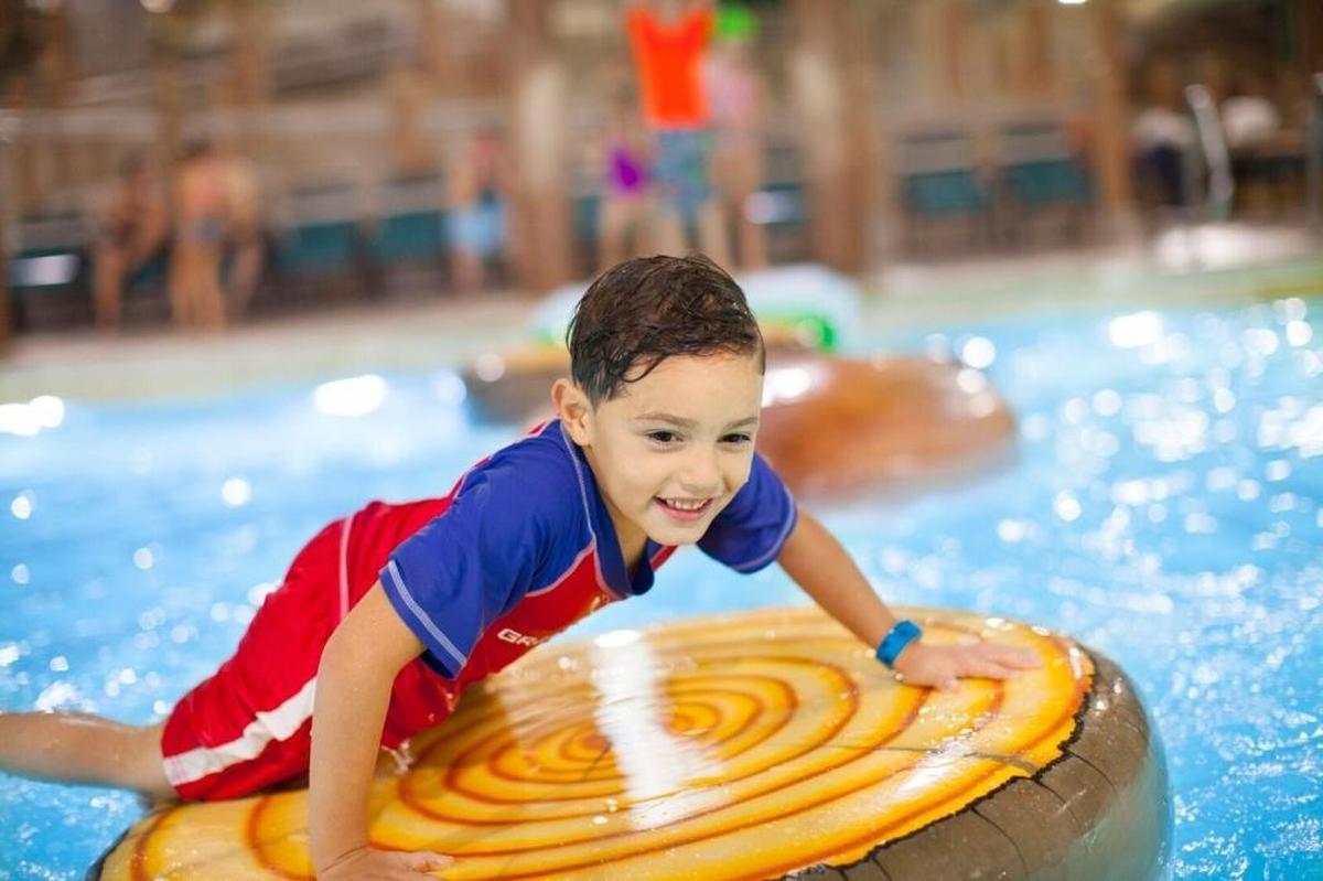 There will be plenty of sliding and splashing taking place as families visit Great Wolf Lodge, which is in LaGrange, Ga., south of Atlanta and north of Columbus, off Interstate 85. --