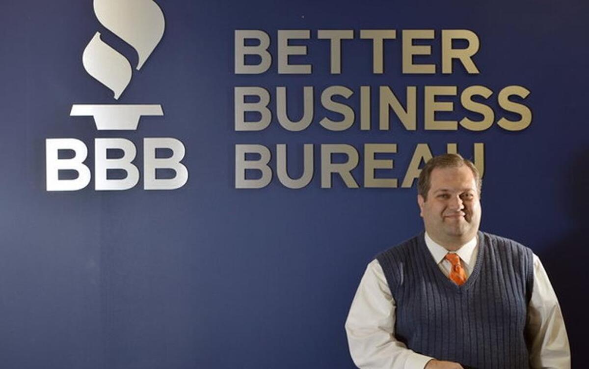 Kelvin Collins is president and chief executive officer of the Better Business Bureau office in Macon, Ga., that has merged with the Columbus office that serves west Georgia and east Alabama. The overall operation stretches to Augusta, Ga., and Aiken, S.C. --