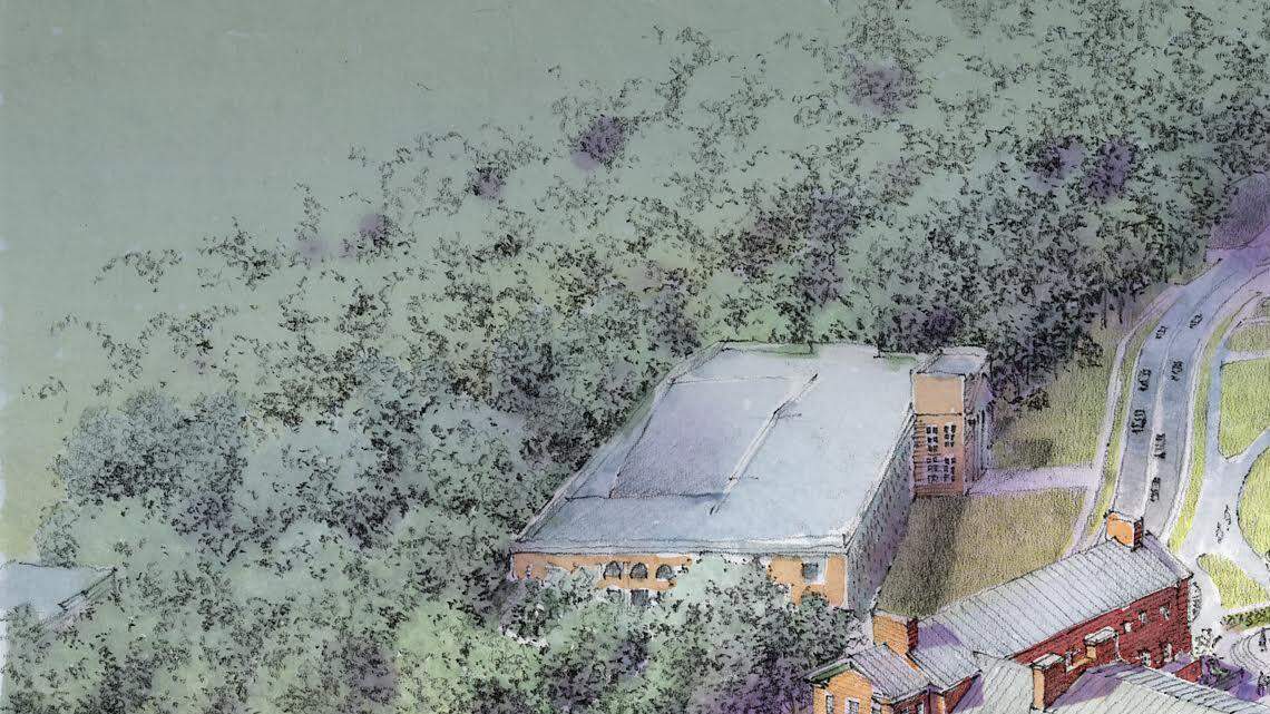 The "Business Learning Community" being constructed for the University of Georgia's Terry College of Business in Athens, Ga., will include Amos Hall in its second phase, with construction now beginning and to be completed by 2017. Amos Hall is in the center of the complex, which is being funded by UGA's capital campaign that concluded in June, raising $121 million.