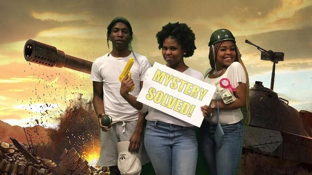 An escape room called All In Adventures is coming to Peachtree Mall in Columbus. It offers multiple themes for participants who include families and corporate staffers. Here are participants from the escape room at Hamilton Place Mall in Chattanooga, Tenn. --