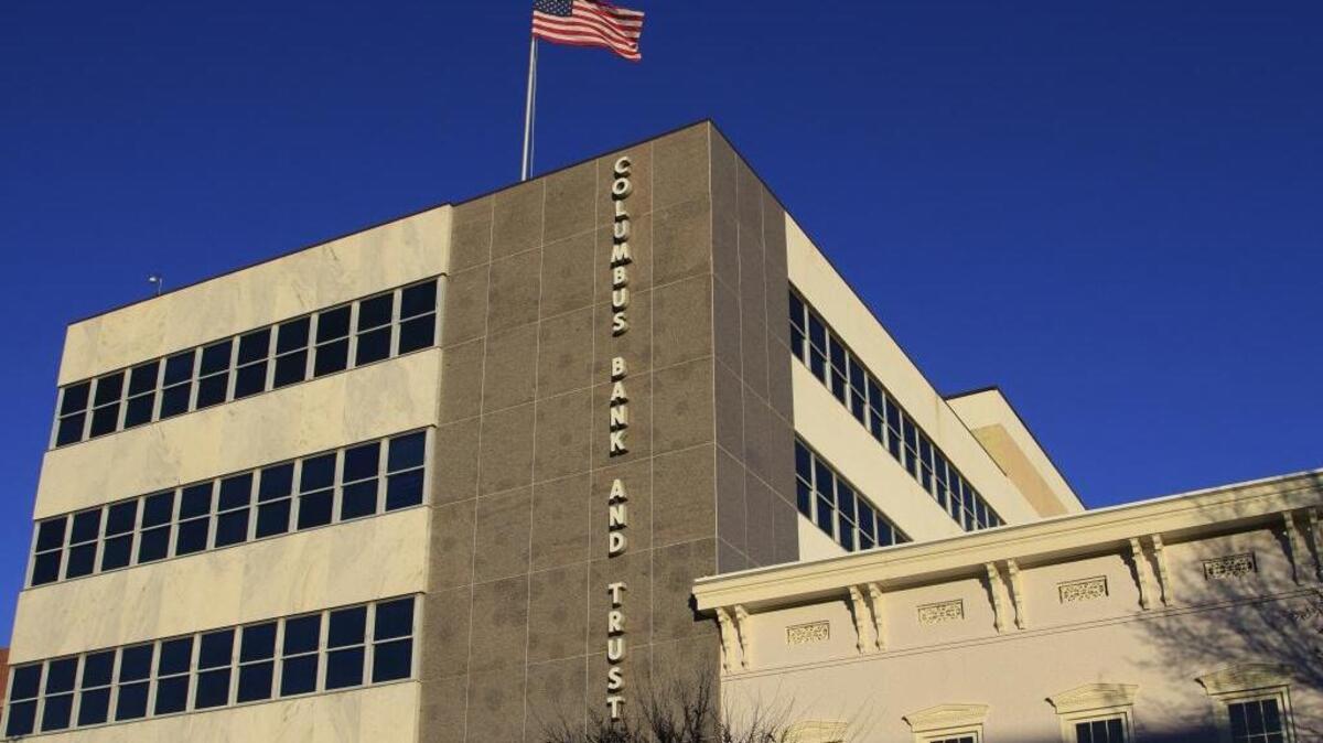 The main Columbus Bank and Trust building is at 1148 Broadway in Columbus.