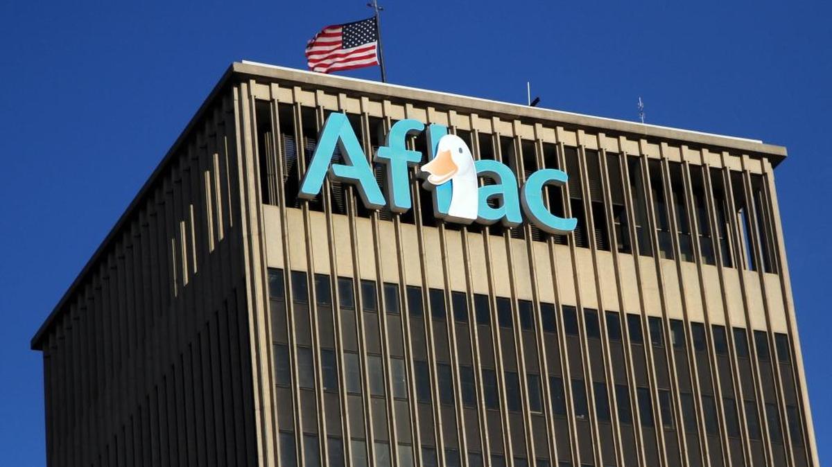 The Aflac tower on Wynnton Road.