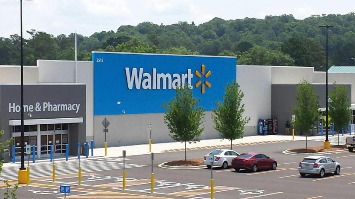 The nearly 160,000-square-foot Wal-Mart Supercenter at 3515 Victory Drive in south Columbus, shown here Tuesday, is pushing toward its June 22 grand opening.