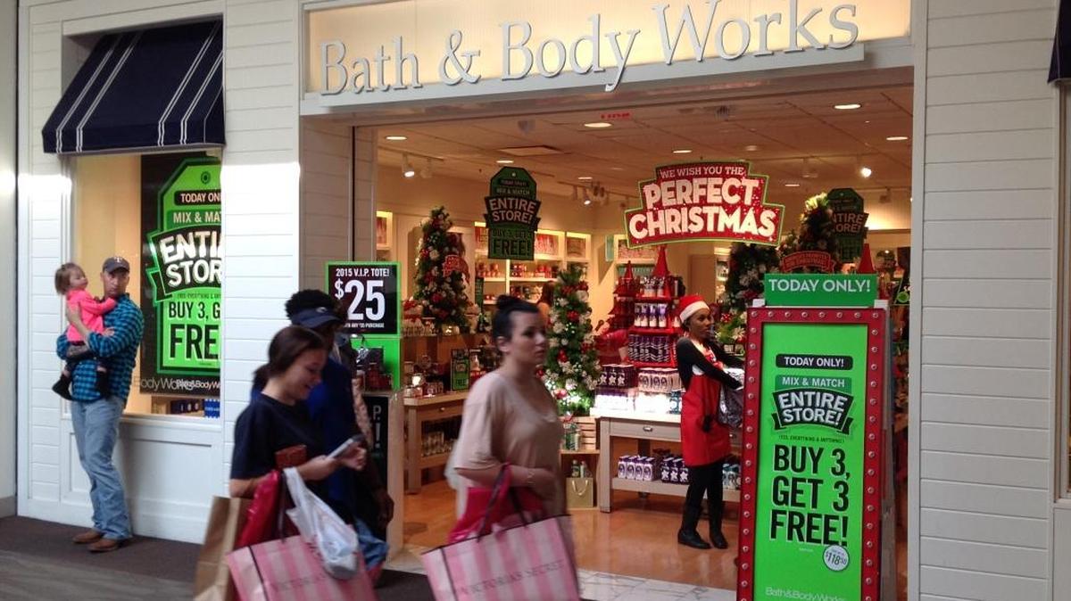 Area residents filled their bags and crowded the stores, including at Peachtree Mall in Columbus, during Black Friday shopping a year ago.--