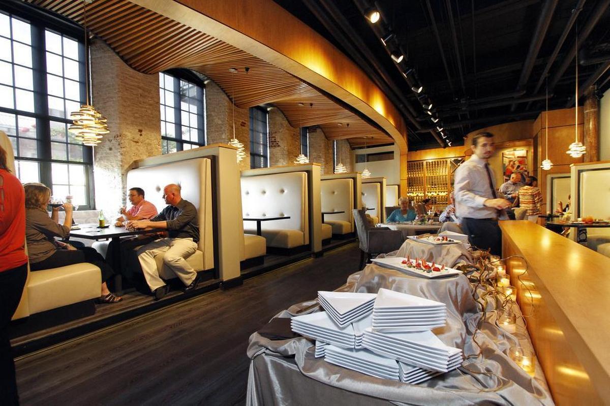 Epic restaurant is located in the Eagle & Phenix riverfront complex in Columbus, formerly the home of a thriving textile mill.