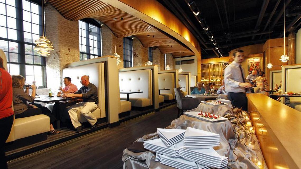 Epic restaurant is located in the Eagle & Phenix riverfront complex in Columbus, formerly the home of a thriving textile mill.