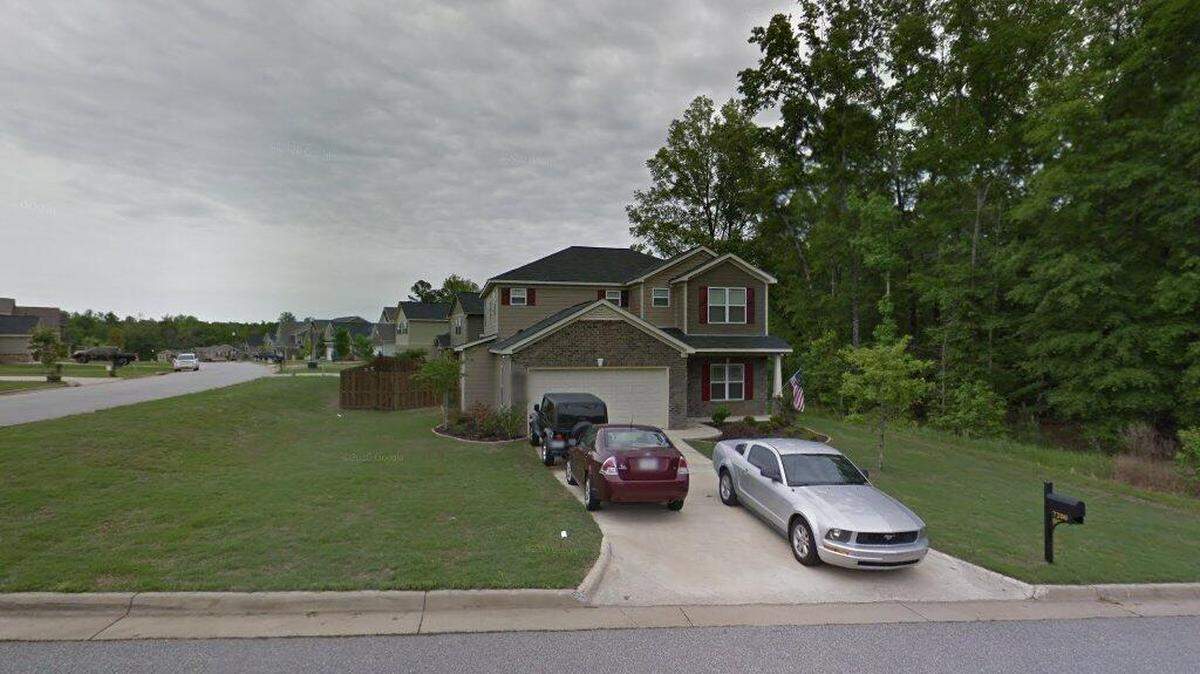 House on 7200 block of Double Pine Drive