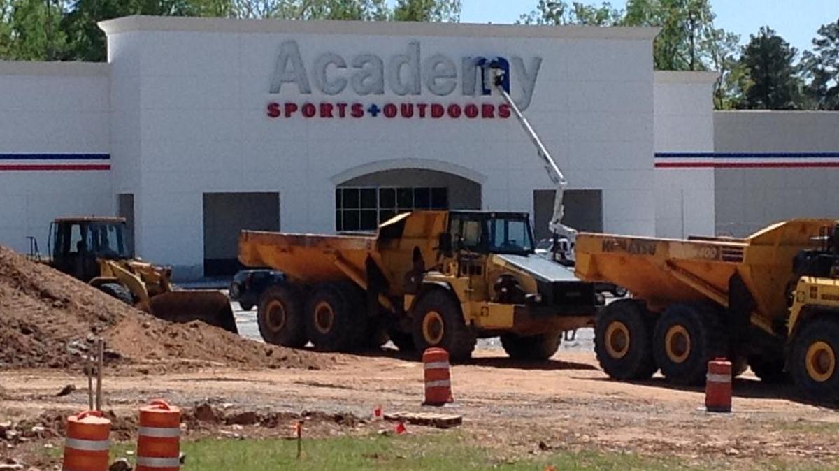 The signage is now going up on the Academy Sports and Outdoors store on Whittlesey Road in the Columbus Park Crossing area of the city. The Texas-based retailer is pushing toward a late spring or early summer opening. --