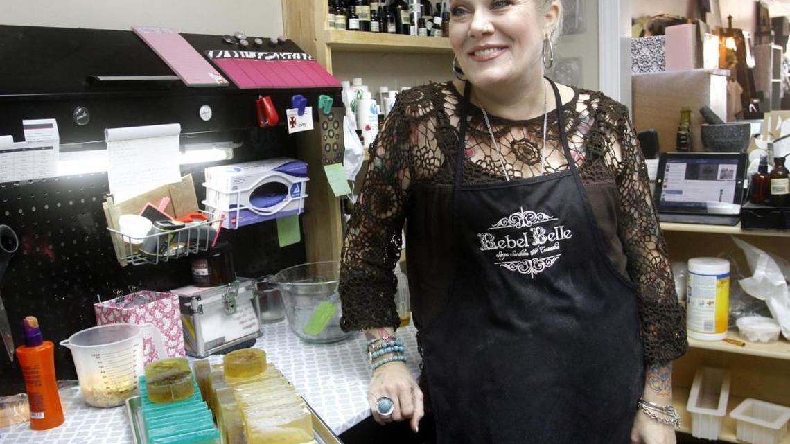 Job Spotlight on Misty Reed, maker of bath and body products and owner of Rebel Belle