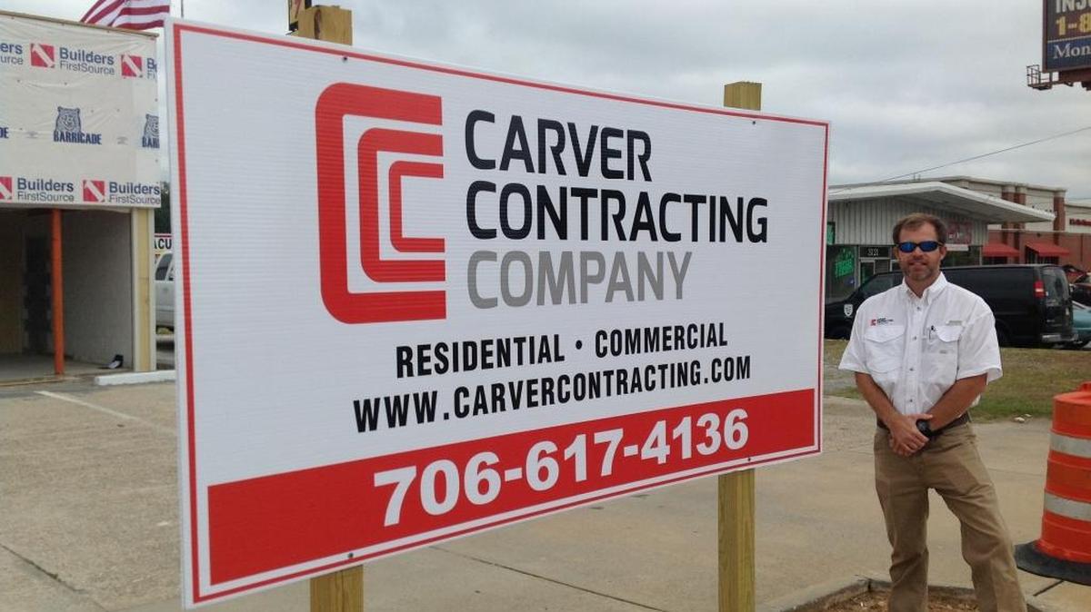 Casey Carver, who grew up in Savannah but now lives in Columbus, launched his general contracting company in 2011. --