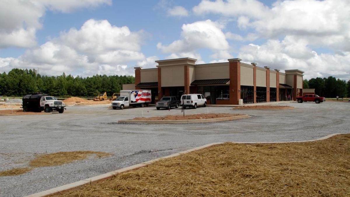 Blackmon Road retail development near J.R. Allen Parkway.